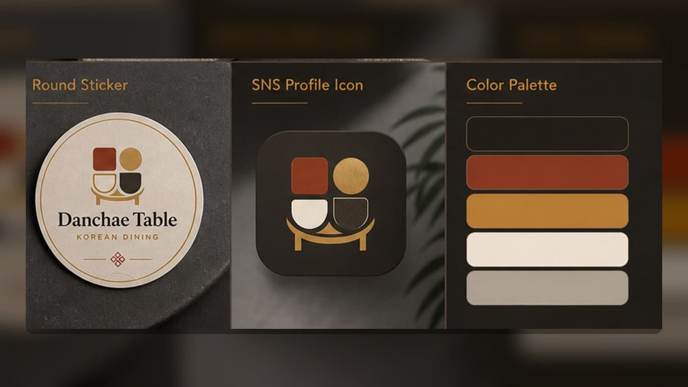 Danchae Table Logo & Business Card Kit 5