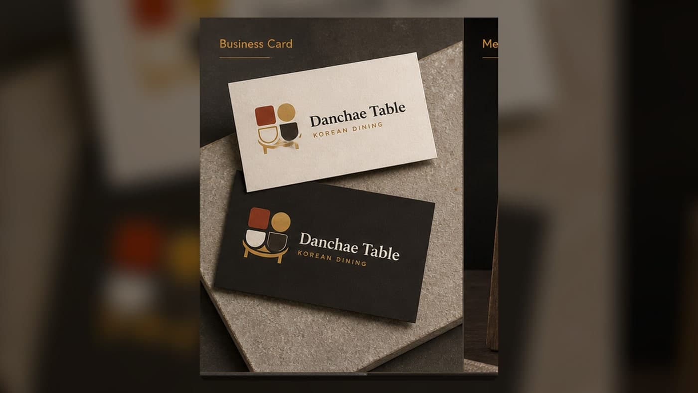 Danchae Table Logo & Business Card Kit 3