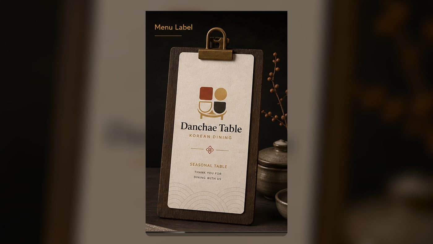 Danchae Table Logo & Business Card Kit 4