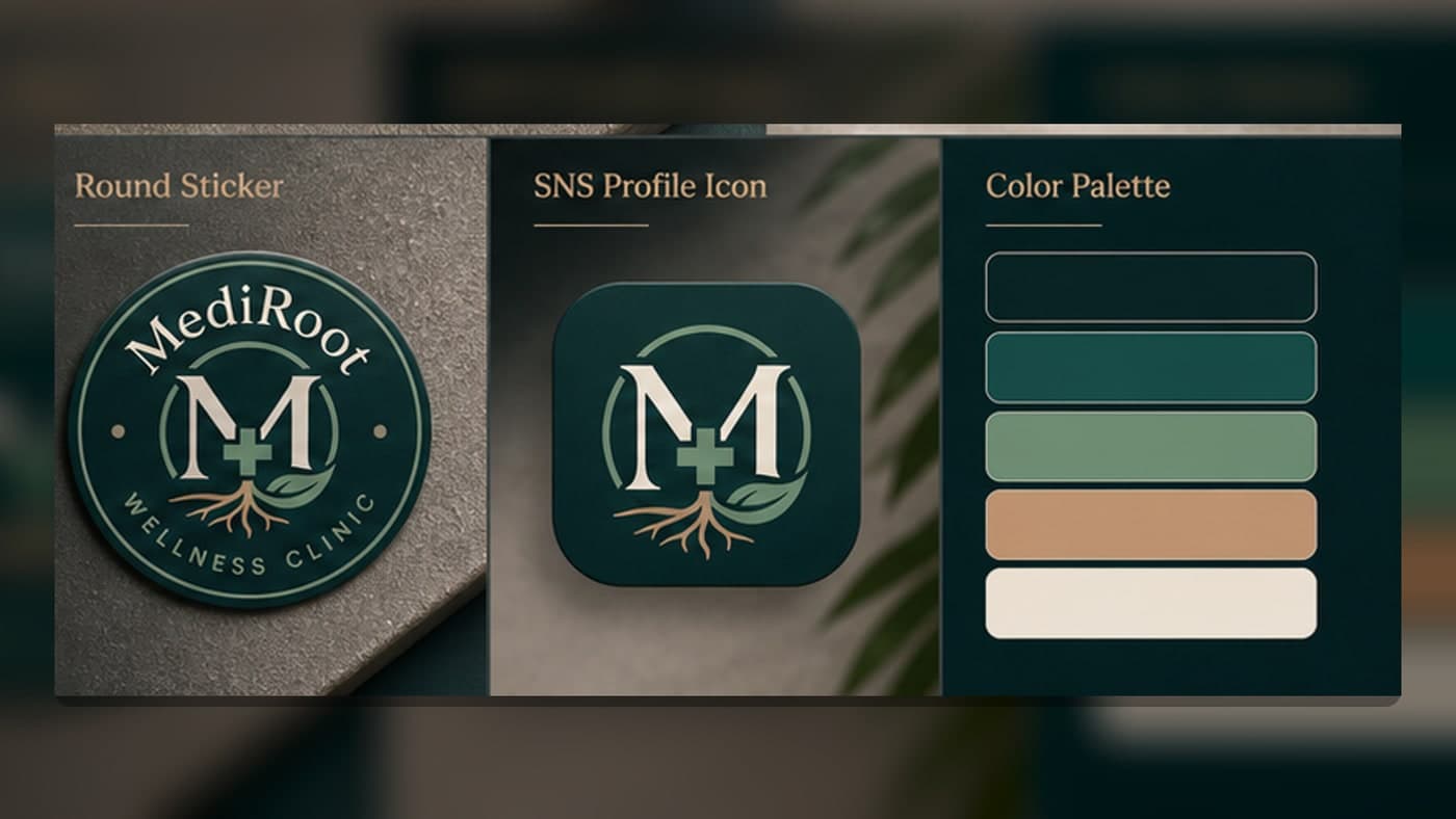 MediRoot Logo & Business Card Kit 5