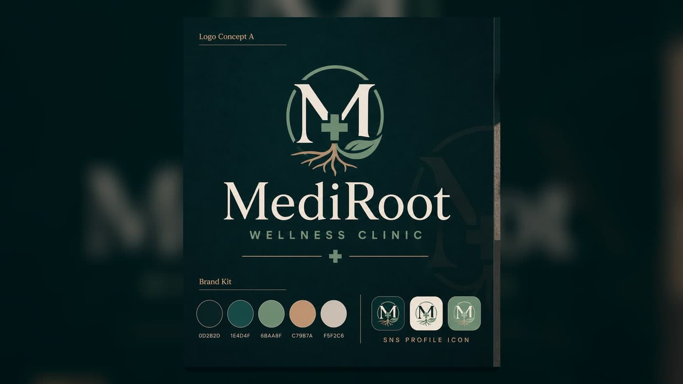 MediRoot Logo & Business Card Kit 2