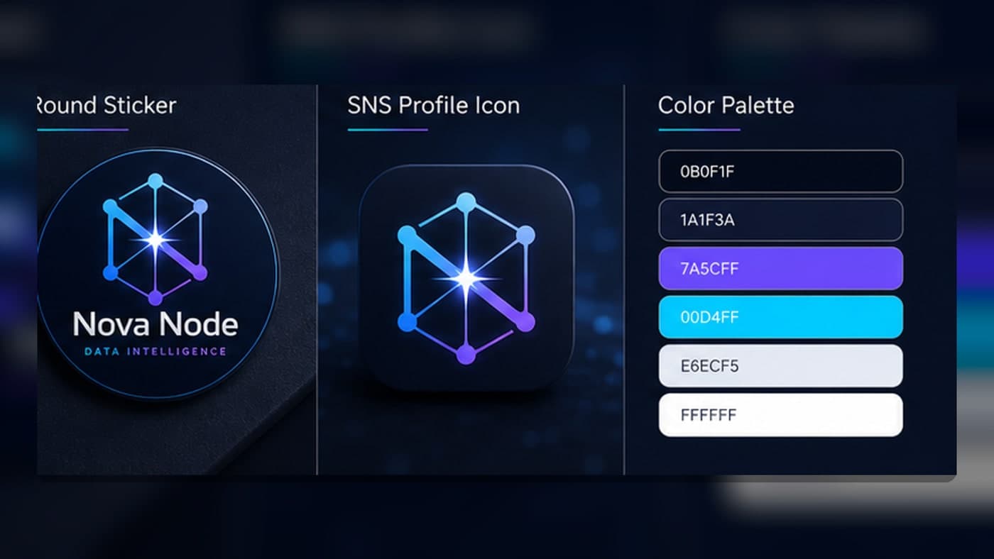 Nova Node Logo & Business Card Kit 5