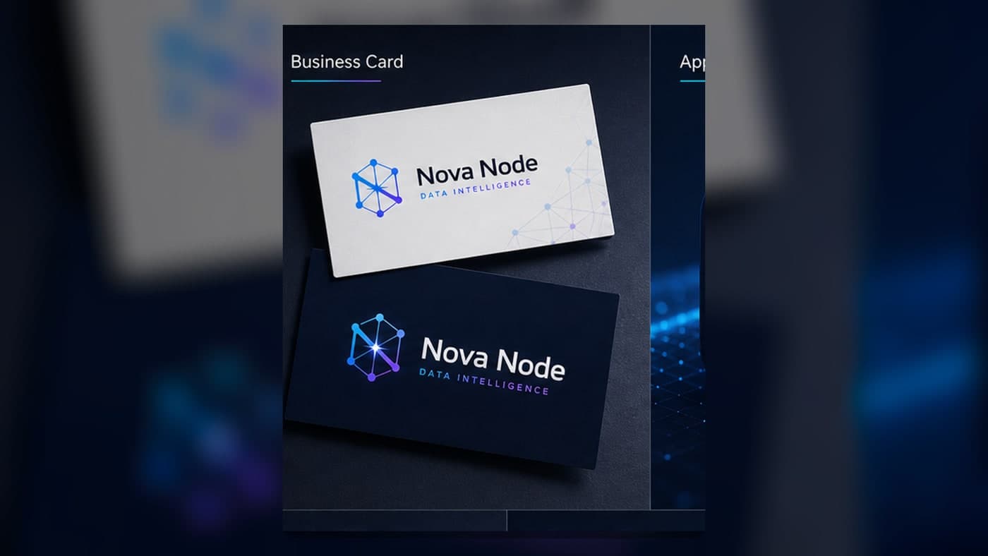Nova Node Logo & Business Card Kit 3