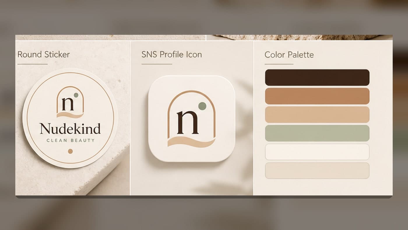 Nudekind Logo & Business Card Kit 5