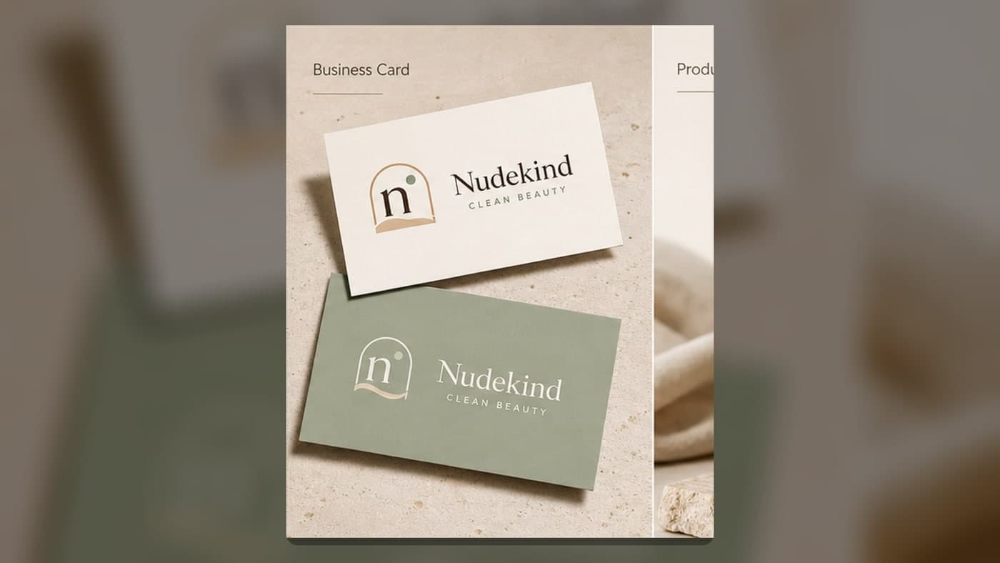 Nudekind Logo & Business Card Kit 3