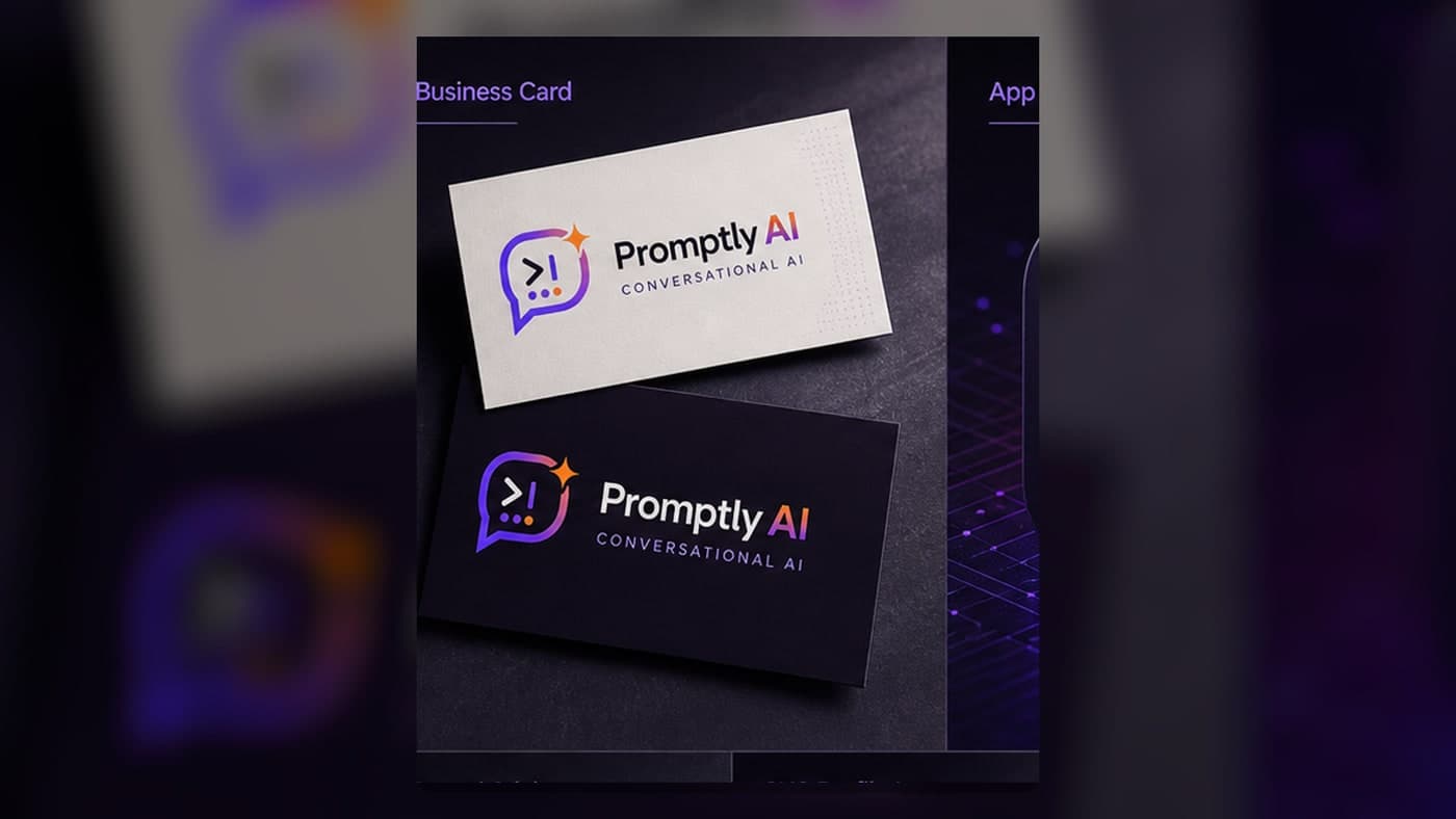 Promptly AI Logo & Business Card Kit 3