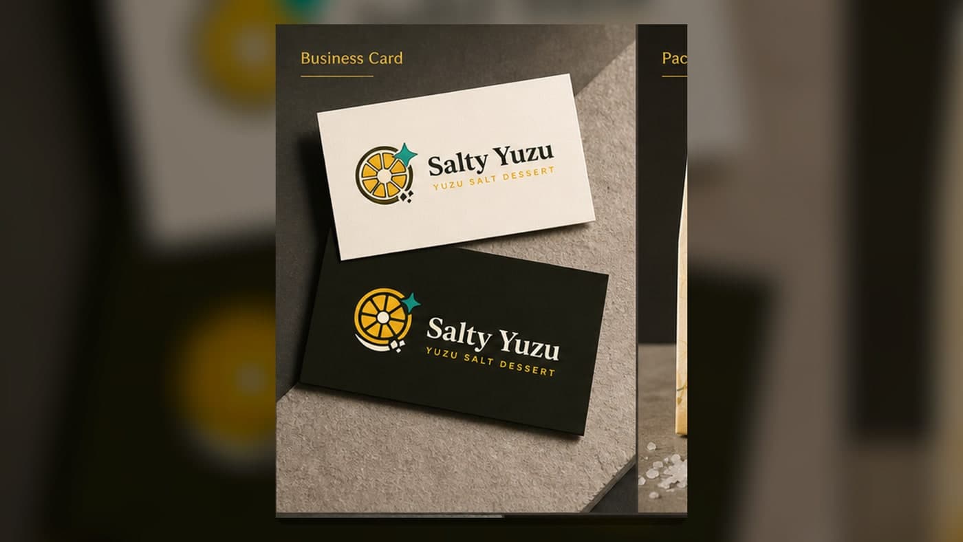 Salty Yuzu Logo & Business Card Kit 3