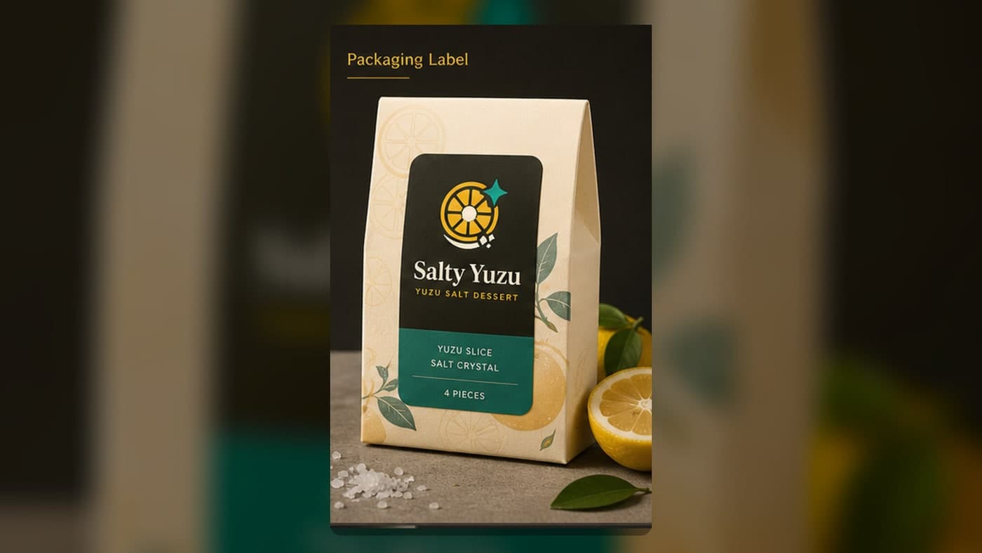 Salty Yuzu Logo & Business Card Kit 4