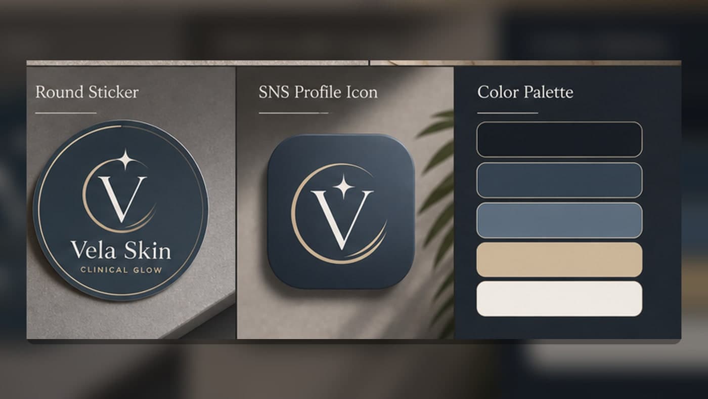 Vela Skin Logo & Business Card Kit 5