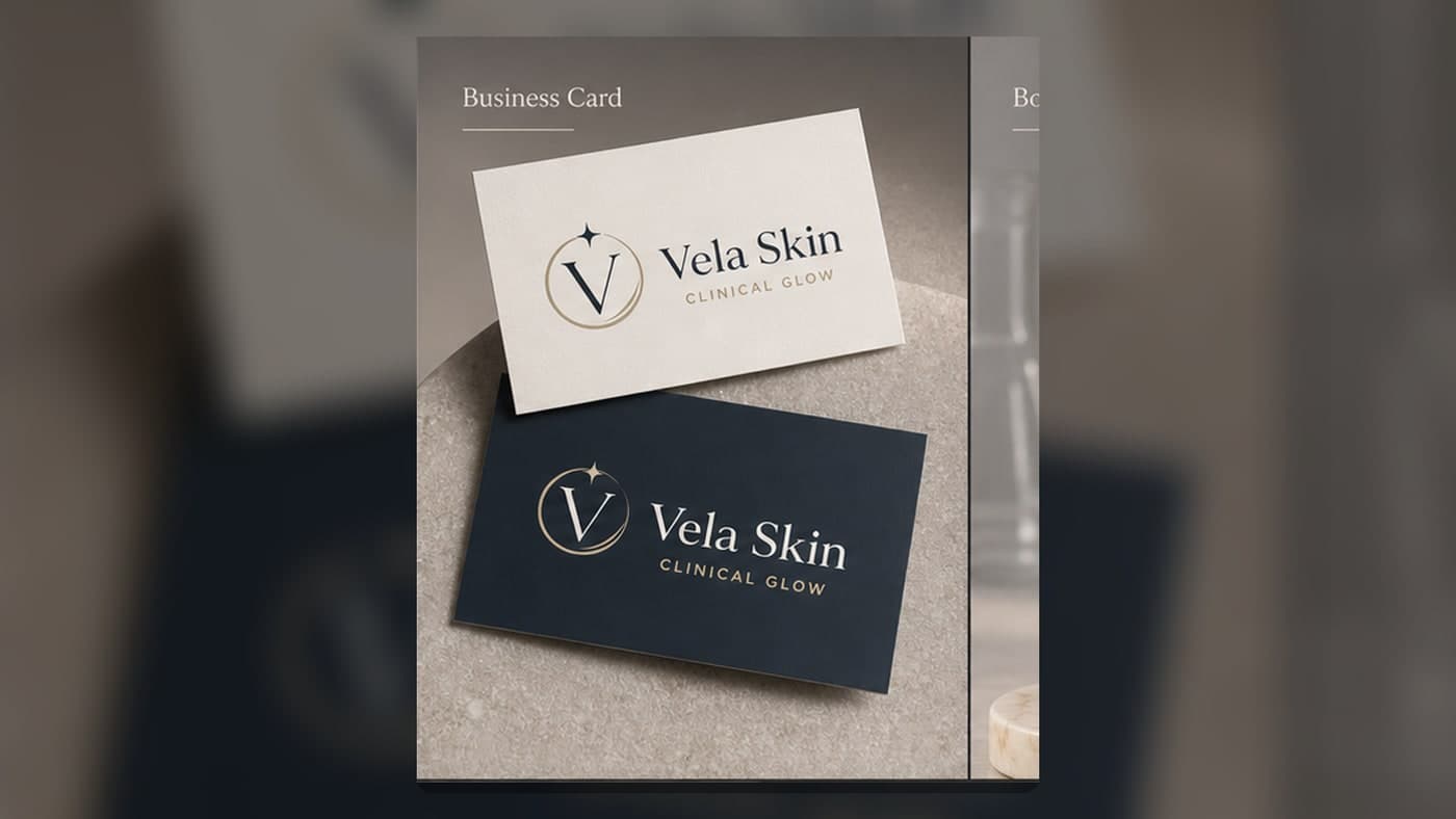 Vela Skin Logo & Business Card Kit 3