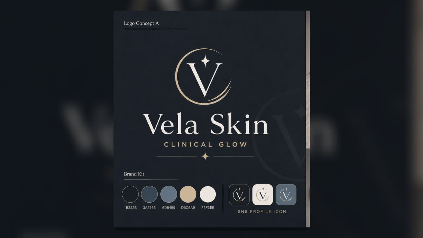 Vela Skin Logo & Business Card Kit 2